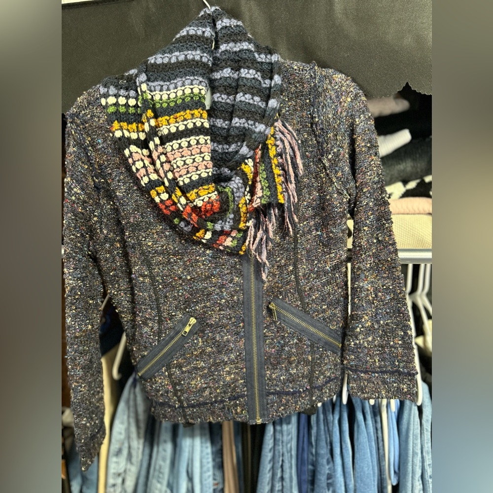 Women’s Anthropologie Wool Moto Jacket